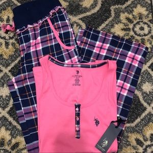 NWT U.S. Polo Association women’s pajamas